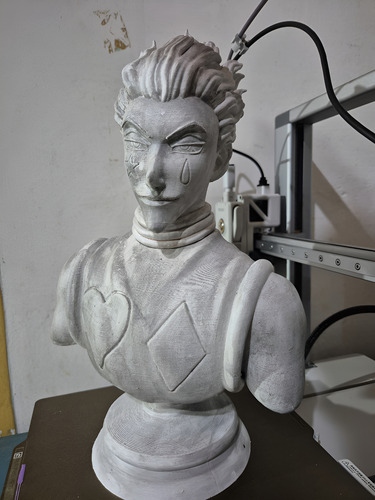 Figura Busto Hunter X Hunter Hisoka Estilo Marmol
