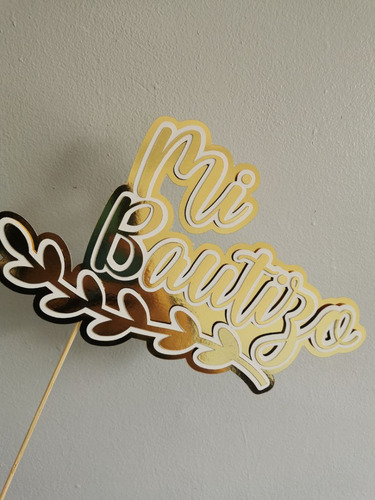 Toppers Personalizados Para Tortas Bautizo, Primera Comunion