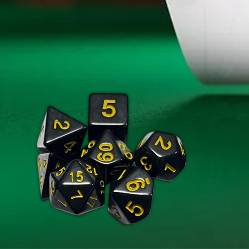 3 Juego De Dados Poliédricos De 7 Uds., Paquete De 3 Piezas