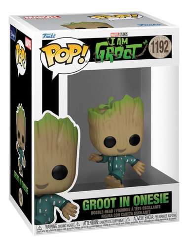 Funko Pop! Marvel: I Am Groot, Groot In Onesie