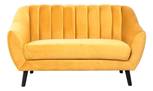 Love Seat Rosie Mostaza Këssa Muebles