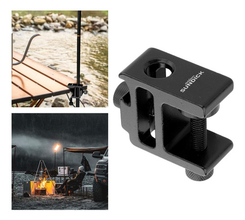 2 Soporte De Luz De Mesa Abrazadera De Mesa Altura Negro