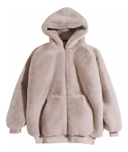 Parkas Mujer, Abrigo De Piel De Imitación, NUEVO