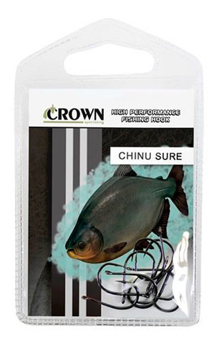 Anzol Crown Chinu Sure Black 07 C/10