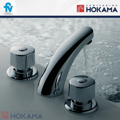 Imagen 3 de 10 de Combo Baño Griferias Completo Fv Plus Moderno Kit Casa Grifo