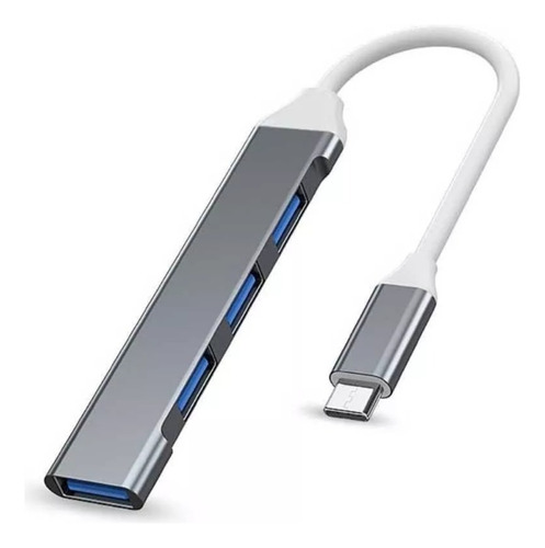 Hub Multiplicador Tipo C A Usb 3.0 4 Puertos Adaptador