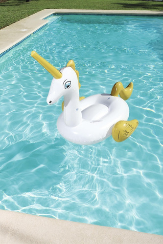 Imagen 8 de 10 de Unicornio Inflable 165 X 145 Cm Bestway 41104 Pileta Edu