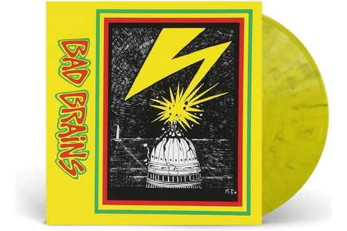 Bad Brains Bad Brains (banana Peel) Black Yellow Colored Lp