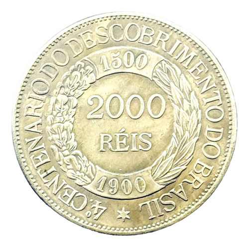 Moeda (cópia) De 2000 Réis De 1900-série 4º Cent. - Cod.787