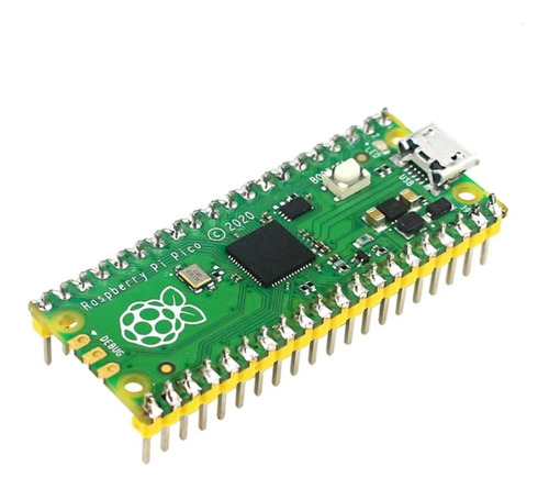 Placa Raspberry Pi Pico Microcontrolador Con Soldadura