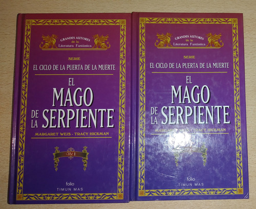 El Mago De La Serpiente 1 Y 2 M. Weis T. Hickman Folio