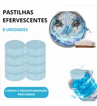 Comprar Pastilha Tablete Máquina Lavar Roupa Higienizar Limpar 08un