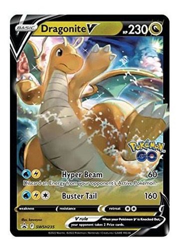 Pokémon Go - Dragonite Vstar Premier Deck Holder Collection Idioma Inglés