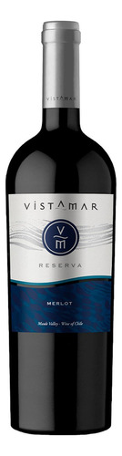 Pack De 2 Vino Tinto Vistamar Reserva Merlot 750 Ml