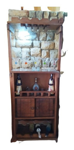 Bar Licorera Madera Rústica Perfecta Condiciones Como Nuevo (Usado)