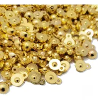 Comprar Dijes 6mm Plástico Ccb Dorado Armado Bijou Souvenir Deco