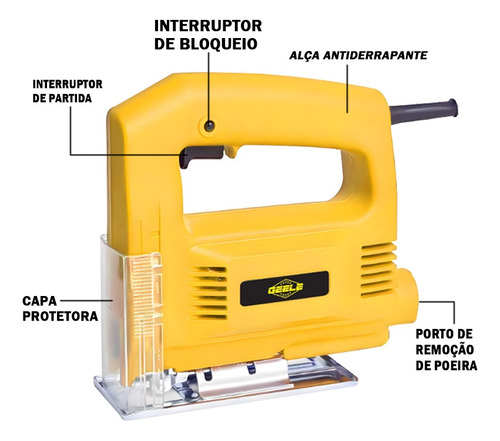 Serra Tico-tico 700w 220v Com Lâmina De Corte