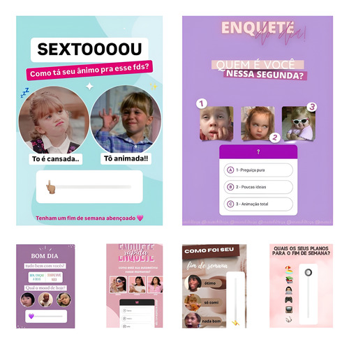 30 Artes Animadas Para Stories Pack Canva Completo Download