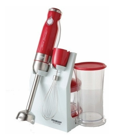 Imagen 2 de 10 de Licuadora De Mano Procesadora Mixer 800w Peabody Pe-lm327