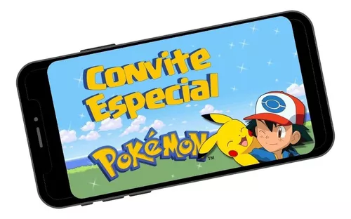 Convite Pokemon Go - Digital