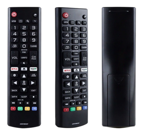 Imagen 1 de 9 de Control Compatible Con LG Akb75095307 Akb75095315 Smart Tv
