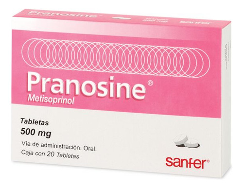 Pranosine 500 Mg Caja Con 20 Tabletas
