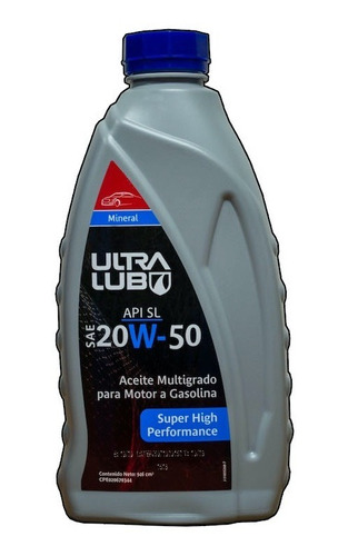Aceite Mineral 20w/50 Ultralub Ultra Lub