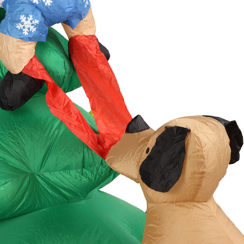 Árbol De Navidad Inflable Para Mordedura De Perro, Para Homb