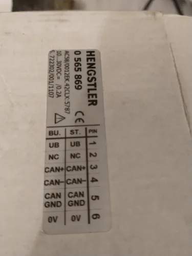 Encoder Incremental Hohner Mod 21-211b3.1036