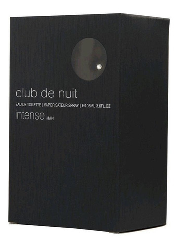 Imagen 4 de 4 de Armaf Club de Nuit Intense Eau de toilette 105 ml para hombre