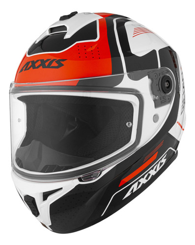 Casco Moto Integral Axxis Draken Cougar A5 Rojo Brillo