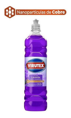 Limpiador Desinfectante Aroma Lavanda 900ml Virutex