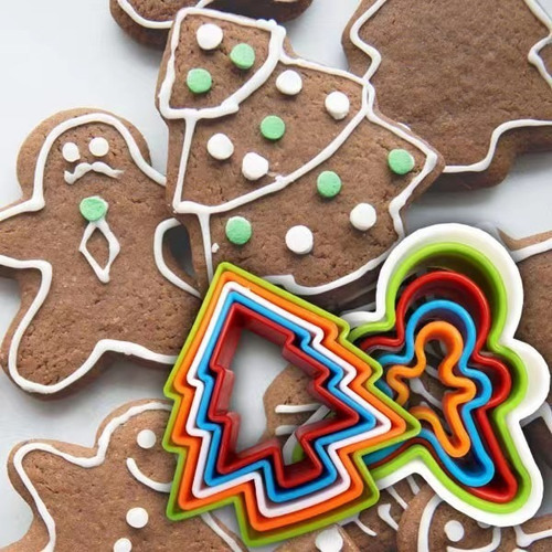 Cortador Em Plástico Boneco De Natal Para Biscoitos