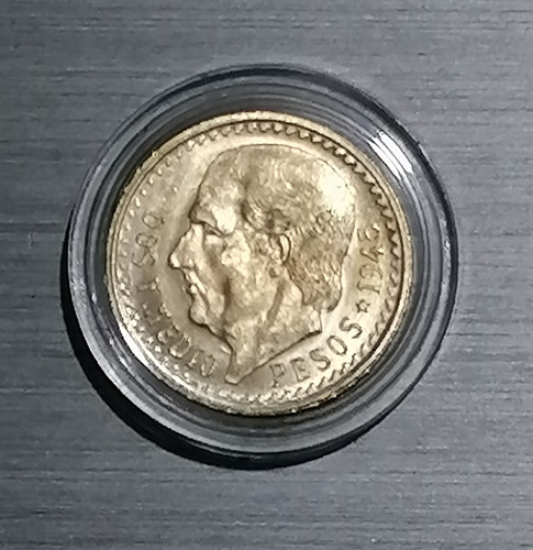 Moneda De 2.5 Pesos Oro, Un Cuarto De Hidalgo De Oro