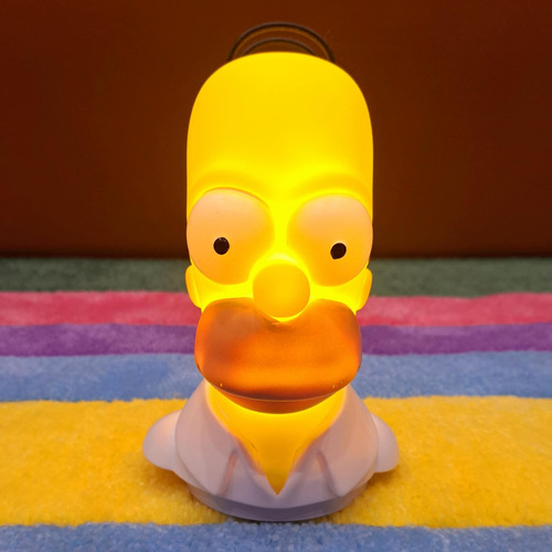 Lampara De Escritorio Homero Simpson Los Simpsons Exclusiva Amarillo Amarillo
