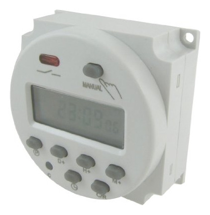 Interruptor Horario Con Temporizador Programable Uxcell A120