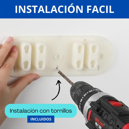 Dispensador Triple Jabón Liquido Shampoo Pared Hotel Cocina