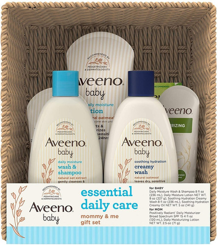 Aveeno Baby Essential Daily Care Baby & Mommy Gift Set