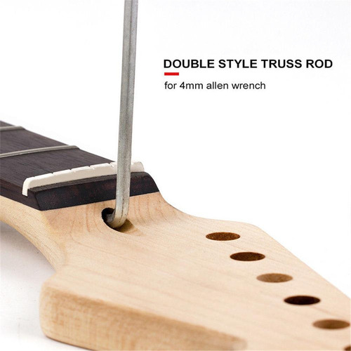 Guitarra Eléctrica De 22 Trastes, Mástil De Madera, Diapasón