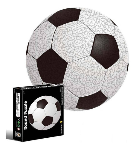 Rompecabezas Circular 1000 Piezas Puzzle Pelota De Fútbol