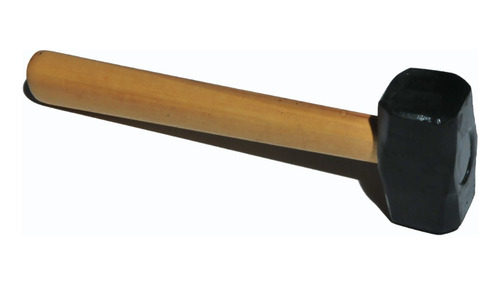 Maza Martillo Albañil 3 Kg Forjada Cabo Madera