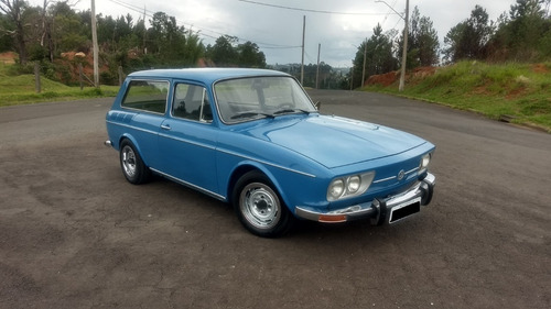 Imagem 2 de 8 de Vw Variant, Ano 76 Azul Oriente