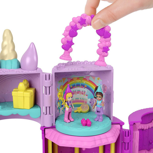 Polly Pocket Set Mundos De Sorpresa Pastel De Cumpleaños