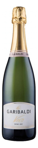 Espumante Brasileiro Branco Demi-Sec Garibaldi Vero Trebbiano Prosecco e Malvasia Serra Gaúcha Garrafa 750mlGaribaldi Vero adega Garibaldi 750 ml