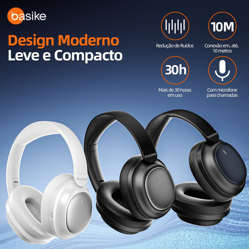 Headset Bluetooth Com Função Caixa De Som E Microfone Anc