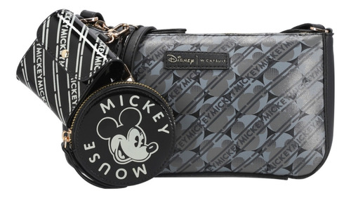 Bolsa Cross Body Mujer Mickey W Capsule Negro Hbmarieta4cw