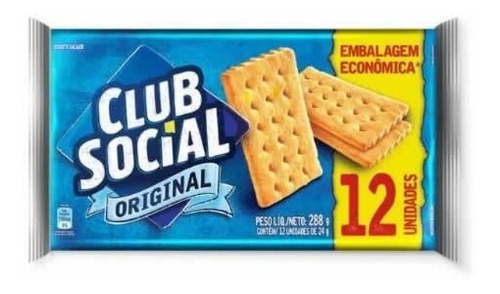 Biscoito Club Social 288gr Nabisco Salgado