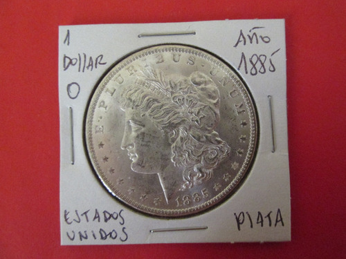 Moneda Morgan 1 Dollar Estados Unidos De Plata 1885 Unc