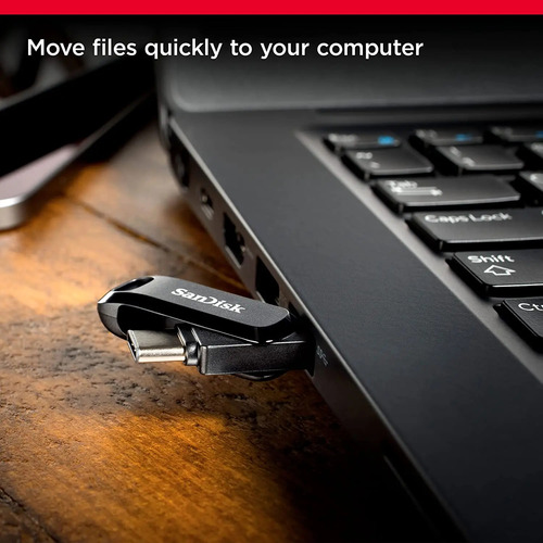 Pendrive Sandisk Dual Drive Go Usb Tipo A Y C 256gb Usb 3.2