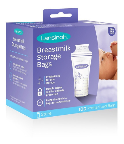 Bolsa Leche Materna Lansinoh 100 Unidades Lansinoh Breastmilk